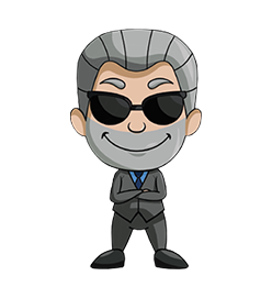 cool guy sticker