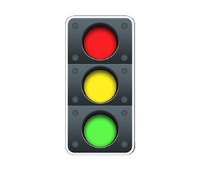 traffic lights sticker